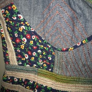 Free People chambray floral dress